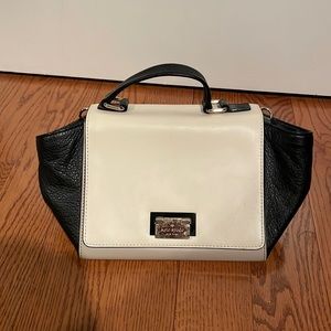 Kate Spade black and white contemporary bag